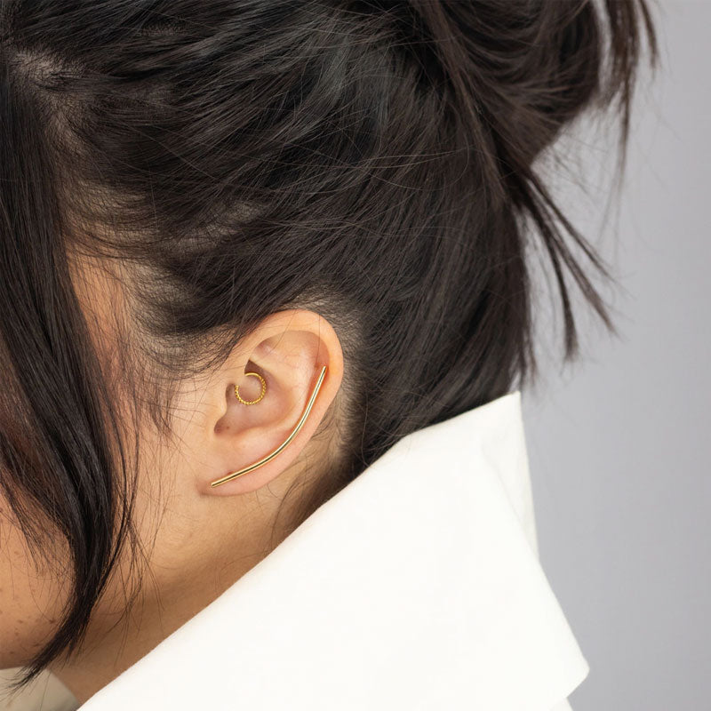 Minimalist Line Earrings