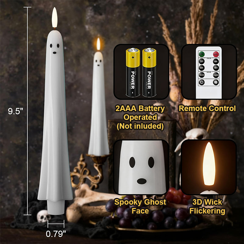Telecomando Ghost Face 3D Candela lampeggiante