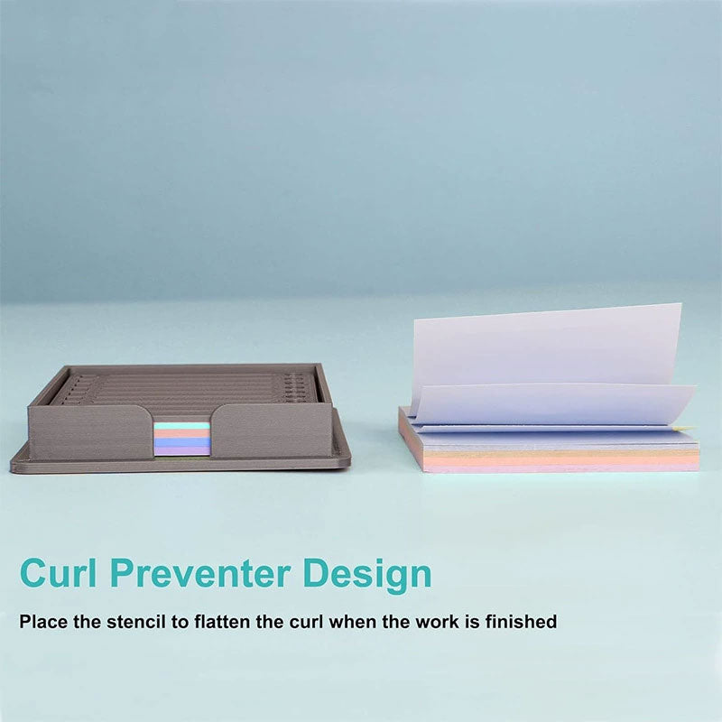 Sticky Note Holder with Stencil