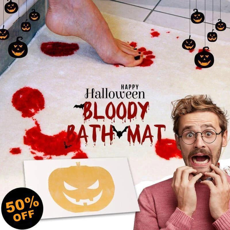 🎁Promozione anticipata per Halloween🎃- Tappetino da bagno Halloween sanguinante che cambia colore