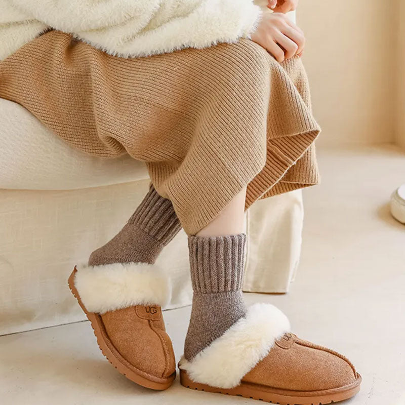 🧦 Calzini di lana riscaldanti di media altezza