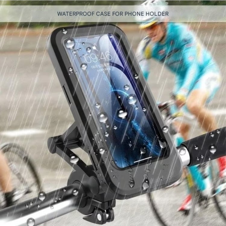 Supporto impermeabile per telefono per biciclette e motociclette