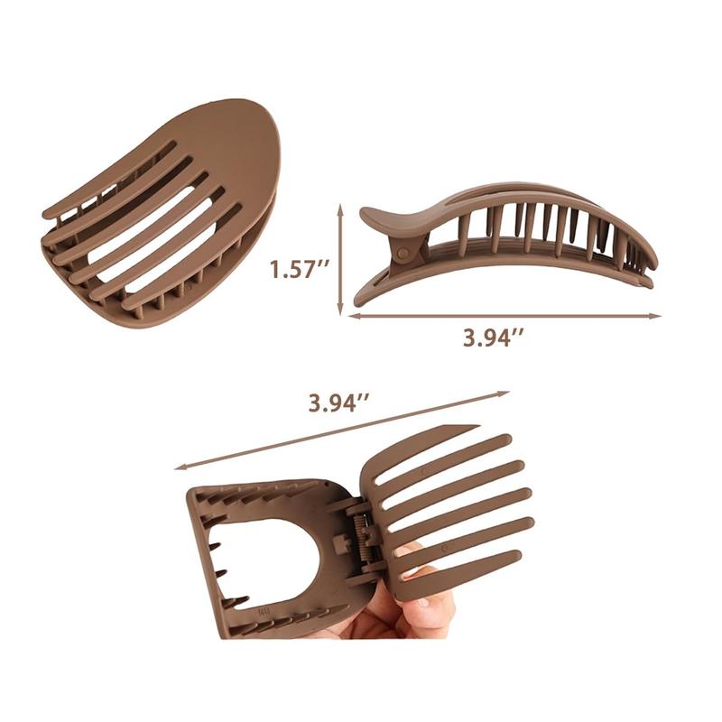 Set di pinze ovali per capelli (4 pezzi)