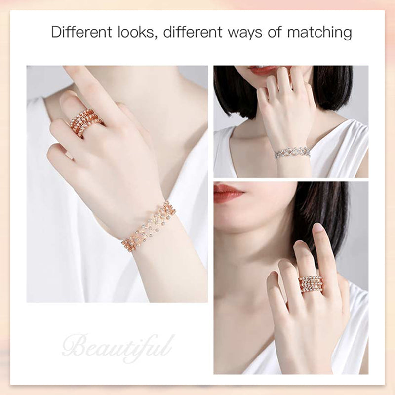 Anello bracciale trasformabile 2 in 1 regolabile