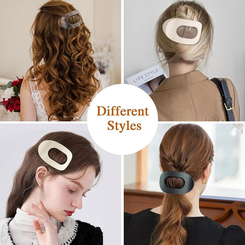 Set di pinze ovali per capelli (4 pezzi)