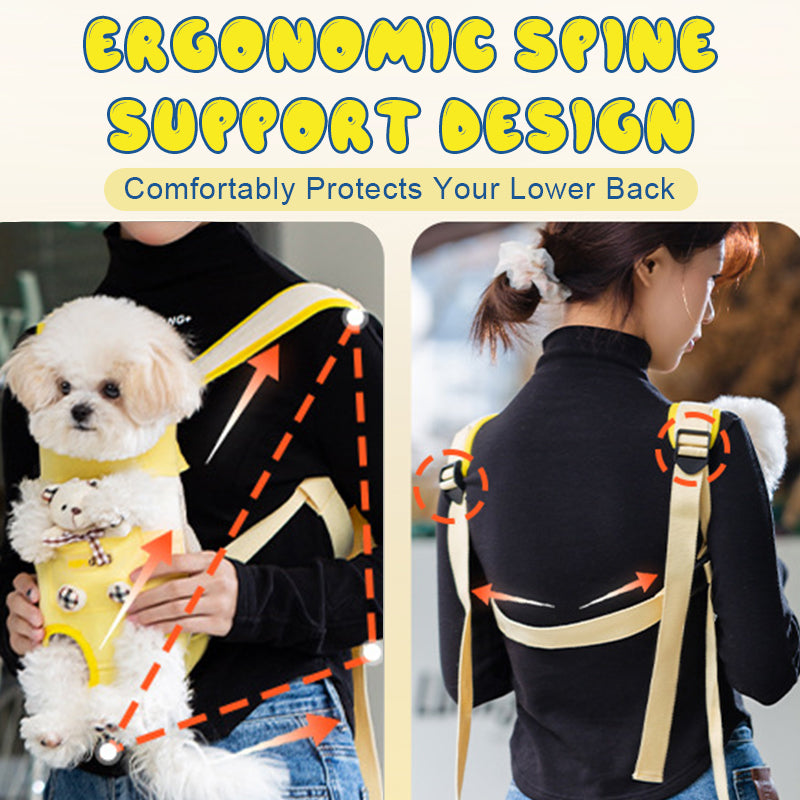 Borsa frontale con simpatico animale domestico disegnato