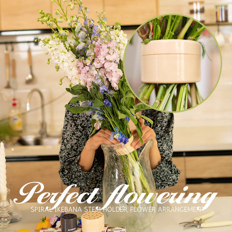 Porta stelo Ikebana a spirale