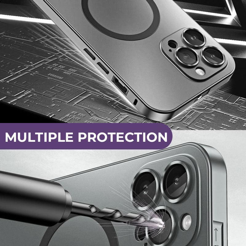 Snap Metal Frame Magnetic Phone Case