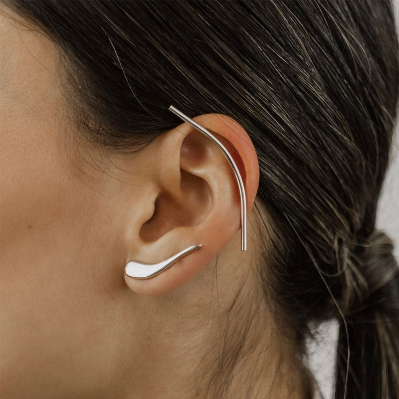 Minimalist Line Earrings