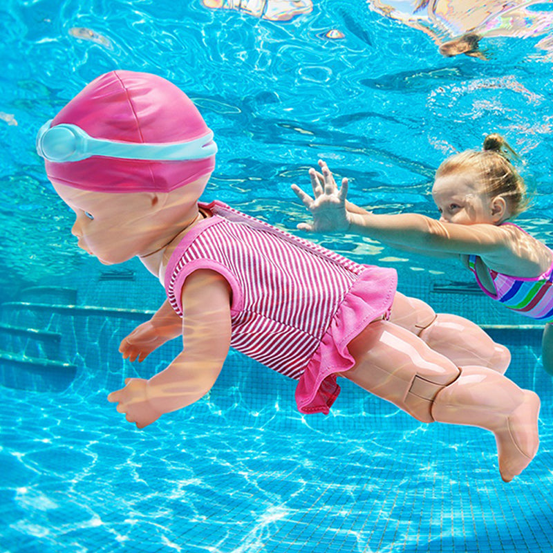 Bambola elettrica impermeabile per il nuoto