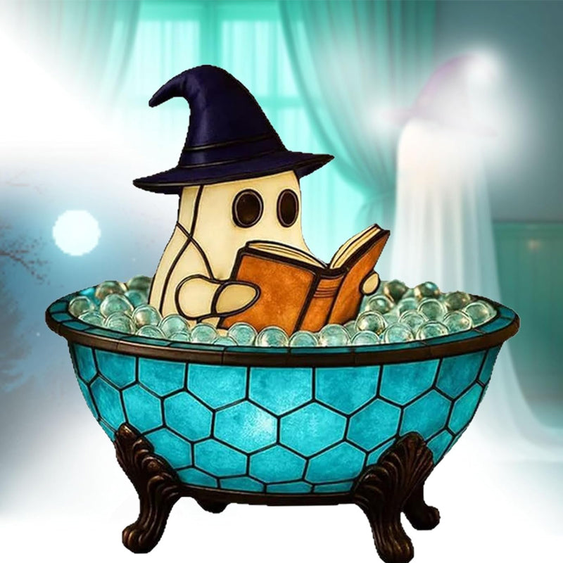 Lampada da bagno fantasma con bolle