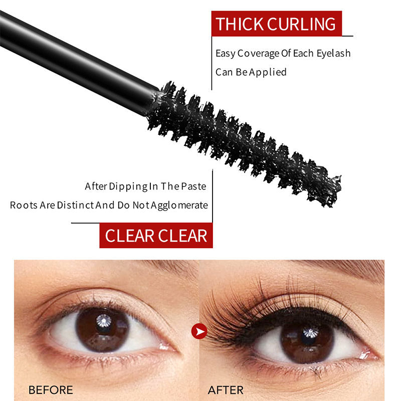 Mascara waterproof incurvante e allungante
