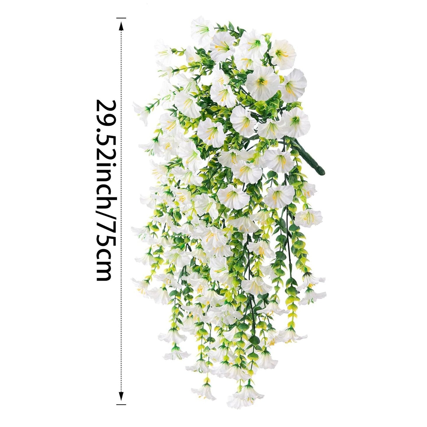 Decorazione perfetta per il giardino- 🌺 Vite di fiori artificiali appesi ornamenti
