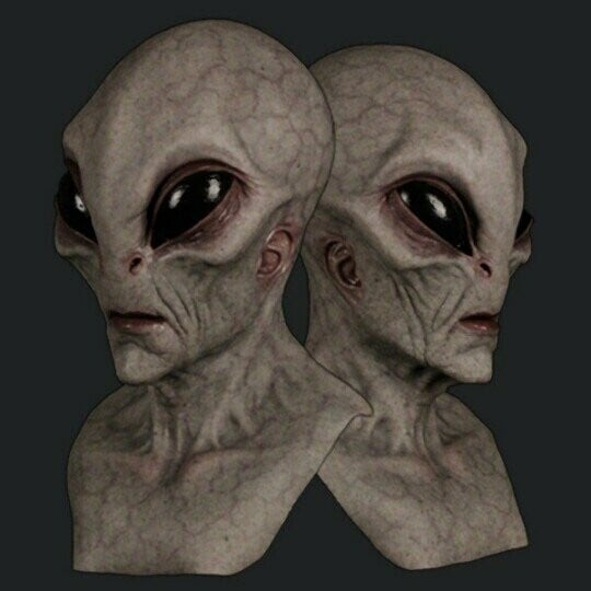 Divertente maschera aliena