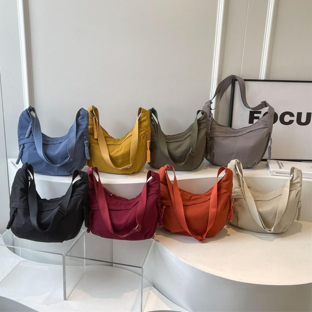 Borsa a tracolla in nylon