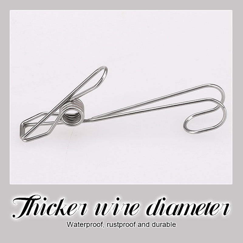Clip a gancio in acciaio inox