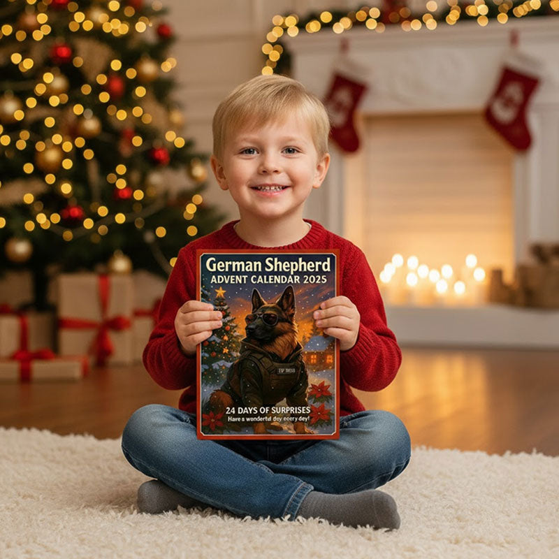 🎄🐾 Calendario dell'Avvento Pastore Tedesco 2025 🎁