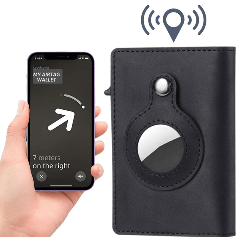 🔥Father's Day Hot Sale-Leather AirTag Wallet(Buy 2 Free Shipping)