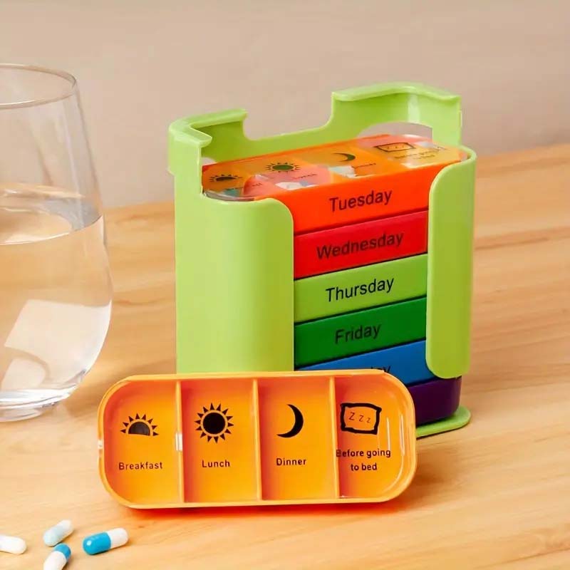 Comoda scatola quadrata per medicinali di qualità alimentare