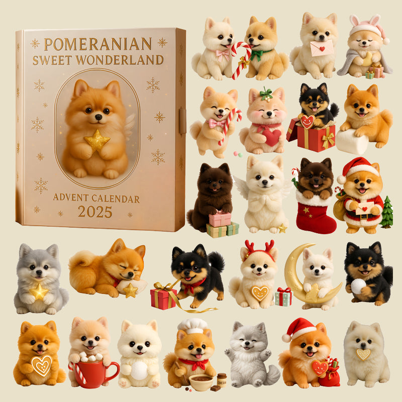 🐾✨ Calendario dell'Avvento Pomeranian Sweet Wonderland 2025