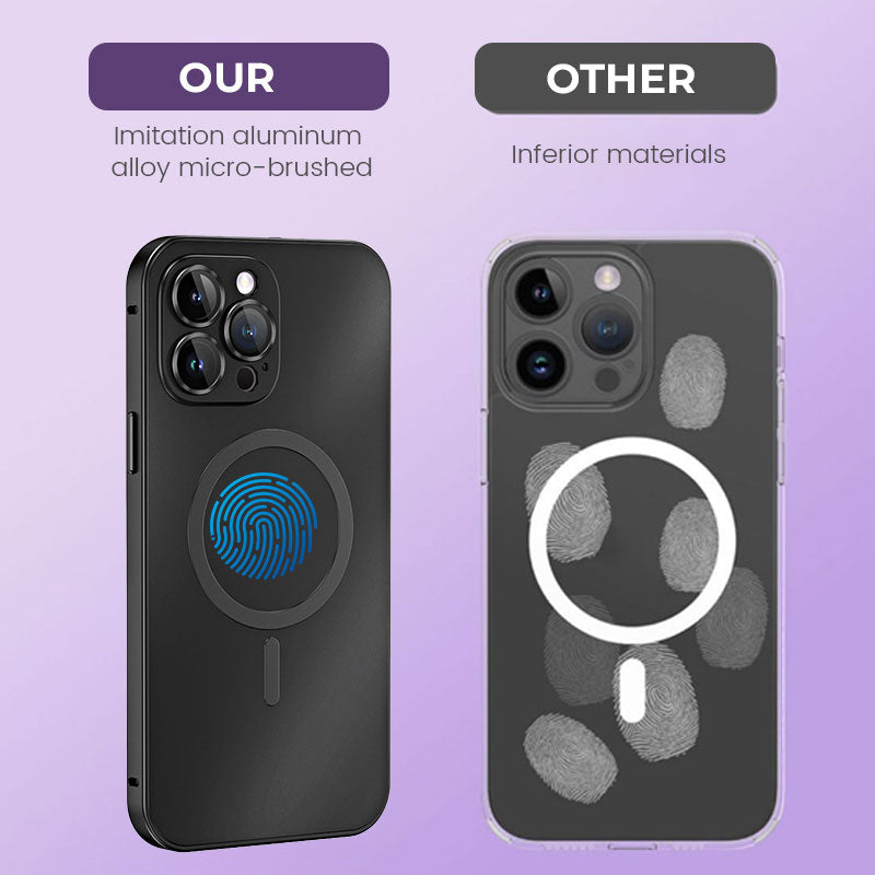 Snap Metal Frame Magnetic Phone Case