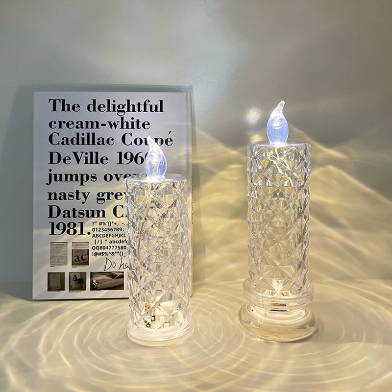 Candela Crystal Rose – Luce romantica senza sporcare