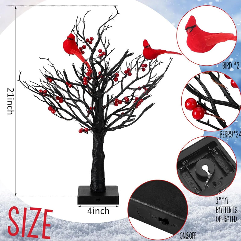 Lampada da albero Little Red Bird
