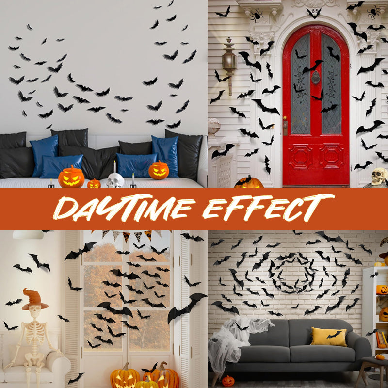 Gruppo di pipistrelli luminosi a LED