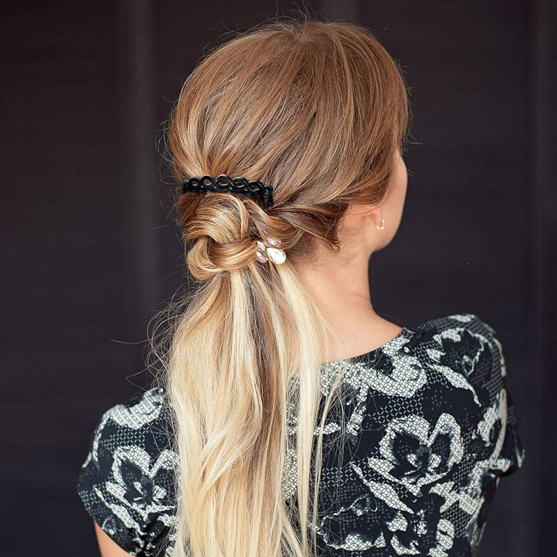 Pettinatura retrò per capelli intrecciati