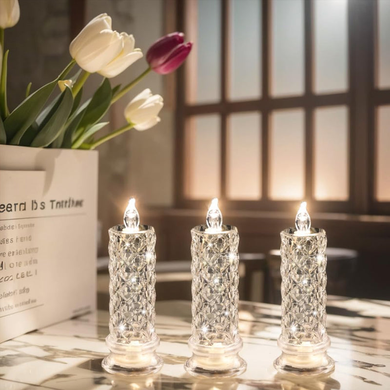 Candela Crystal Rose – Luce romantica senza sporcare
