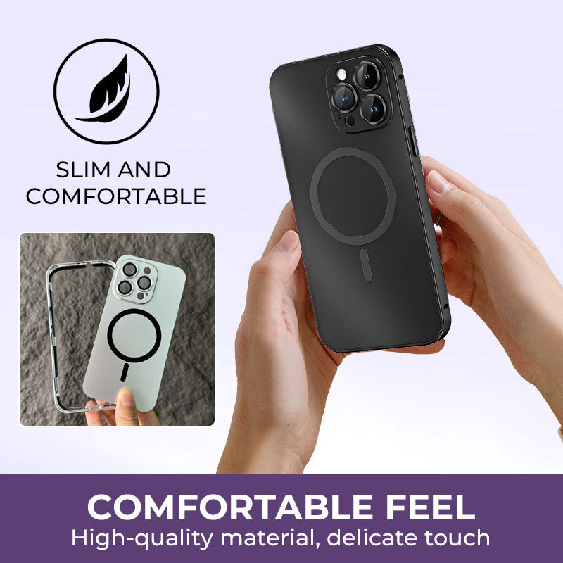 Snap Metal Frame Magnetic Phone Case