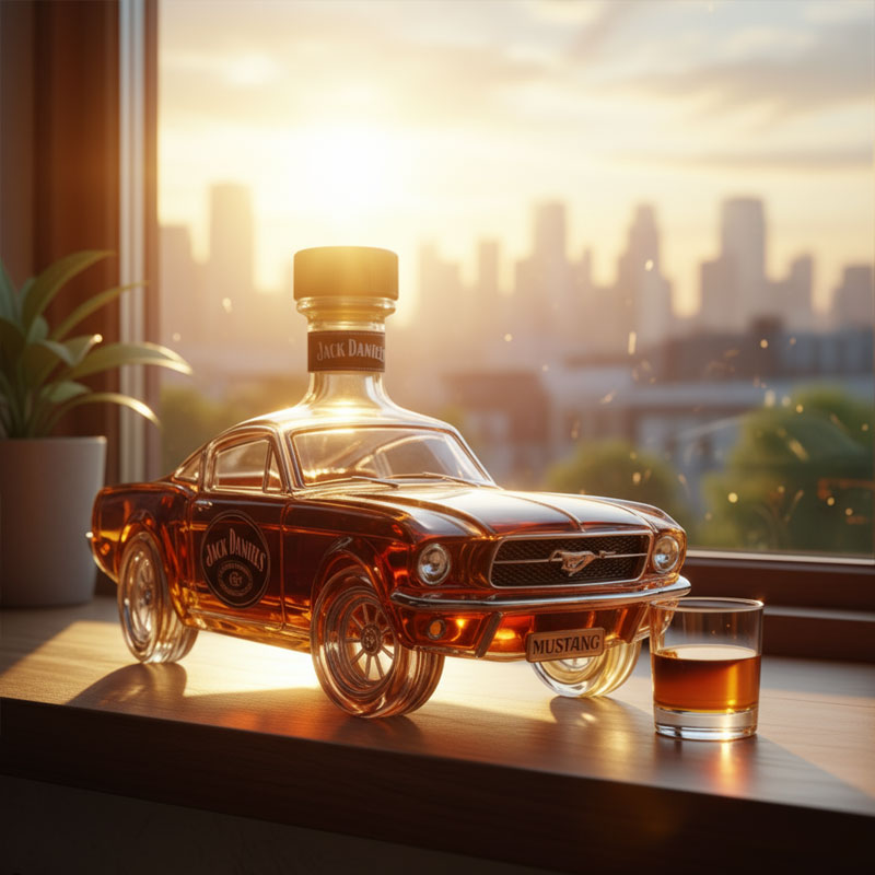 Bottiglia di whisky Bronco