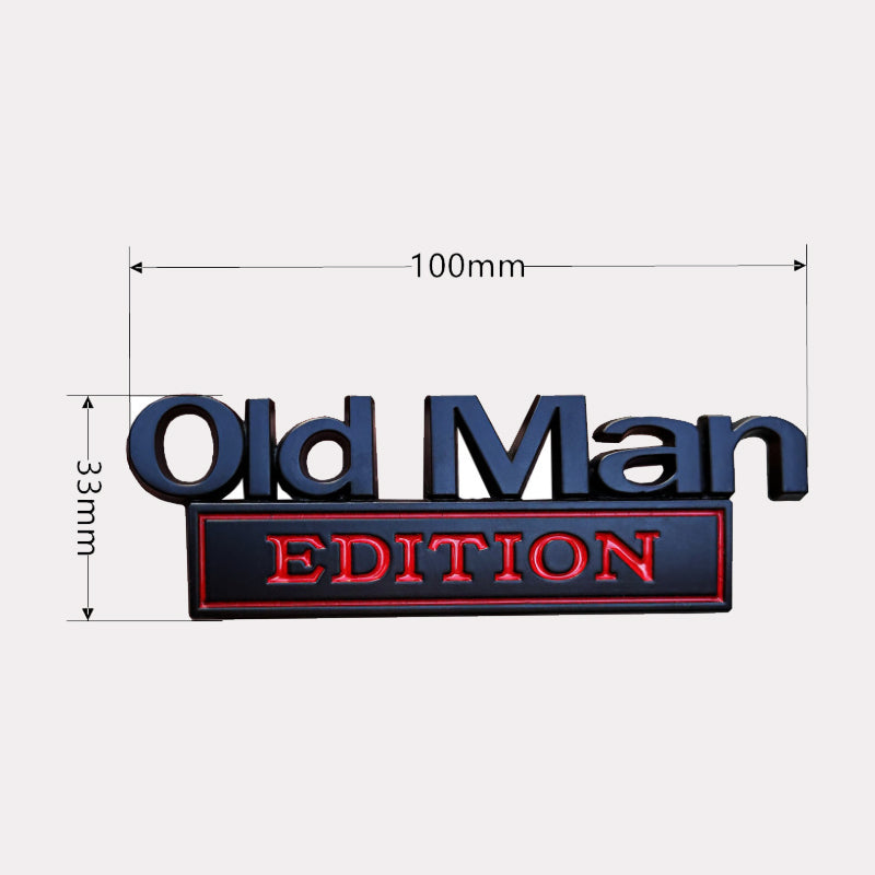 Edizione Uomo Vecchio-Auto-Emblema