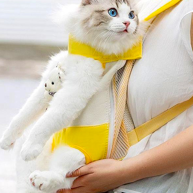 Borsa frontale con simpatico animale domestico disegnato