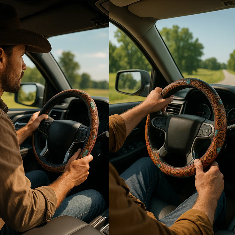 Coprivolante universale retrò western cowboy