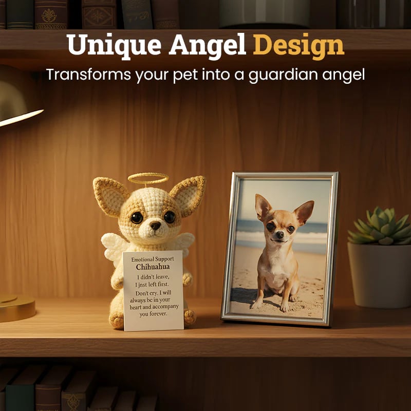 ππΌ Cagnolino angelo lavorato all'uncinetto a mano: un ricordo personale per commemorare e celebrare il proprio animale domestico! β¨