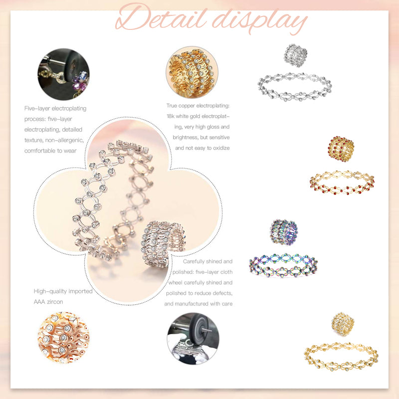 Anello bracciale trasformabile 2 in 1 regolabile