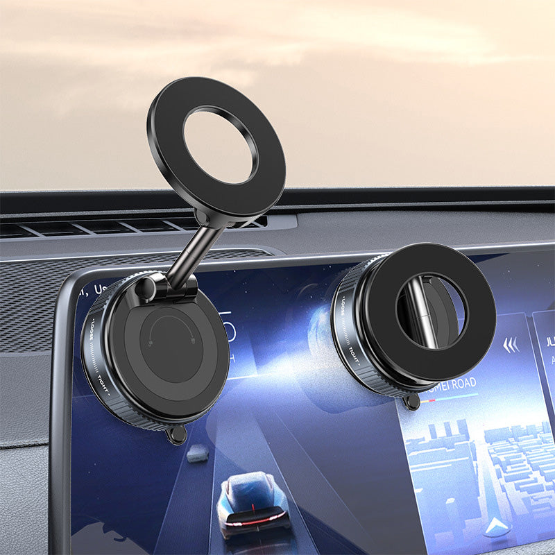 Vacuum Rotating Magnetic Car Phone Holder