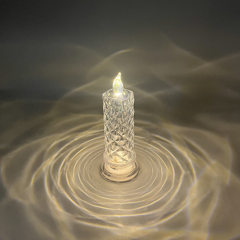 Candela Crystal Rose – Luce romantica senza sporcare