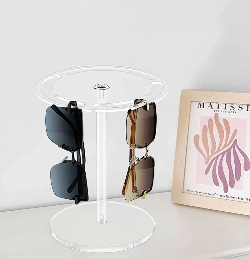 360 Degree Rotating Glasses Display Stand