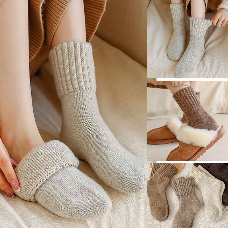 🧦 Calzini di lana riscaldanti di media altezza