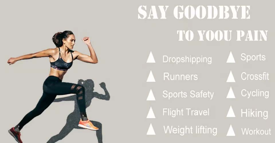 Ginocchiere per lo sport | Nastri pretagliati traspiranti e impermeabili