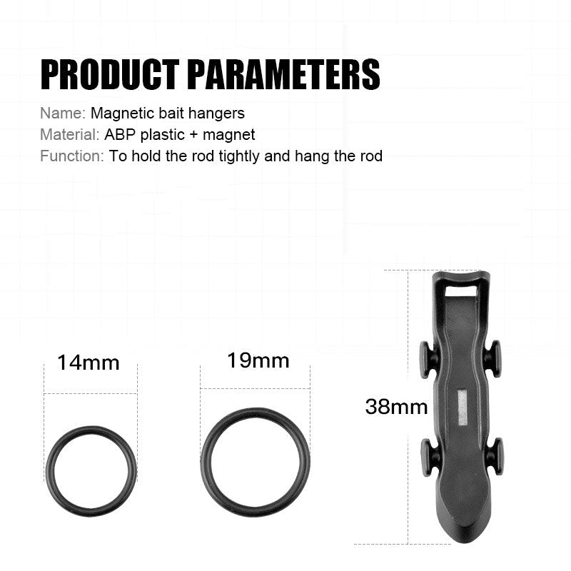 Porta ami da pesca magnetici per esche