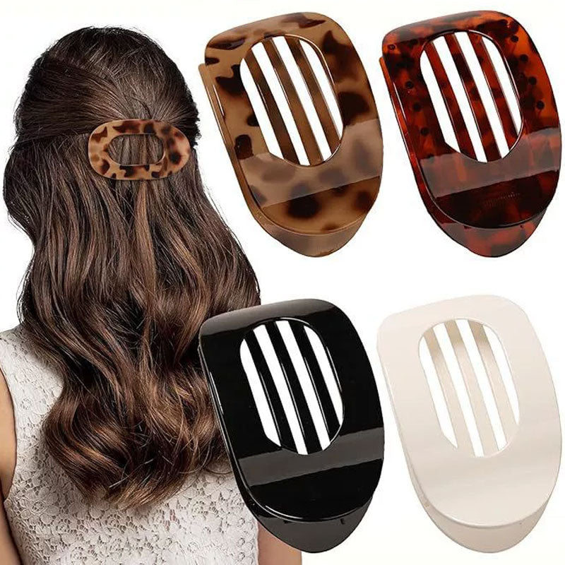 Set di pinze ovali per capelli (4 pezzi)