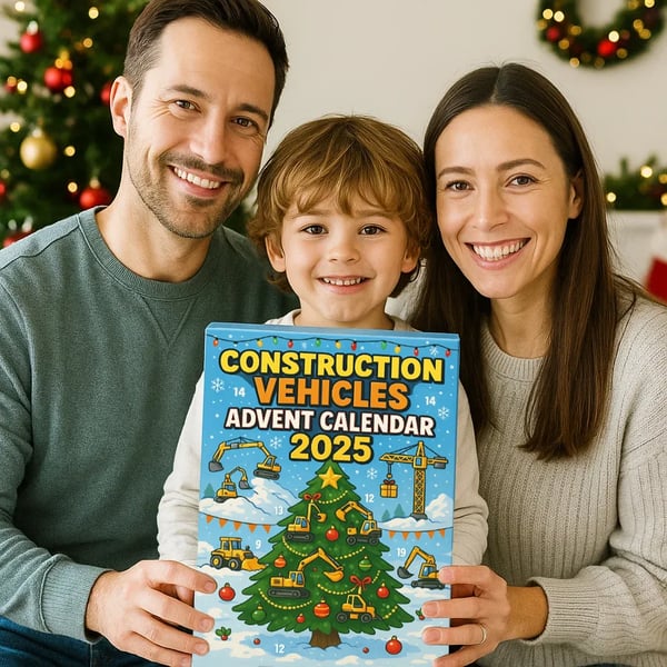 Calendario dell'Avvento 2025 dei veicoli da cantiere