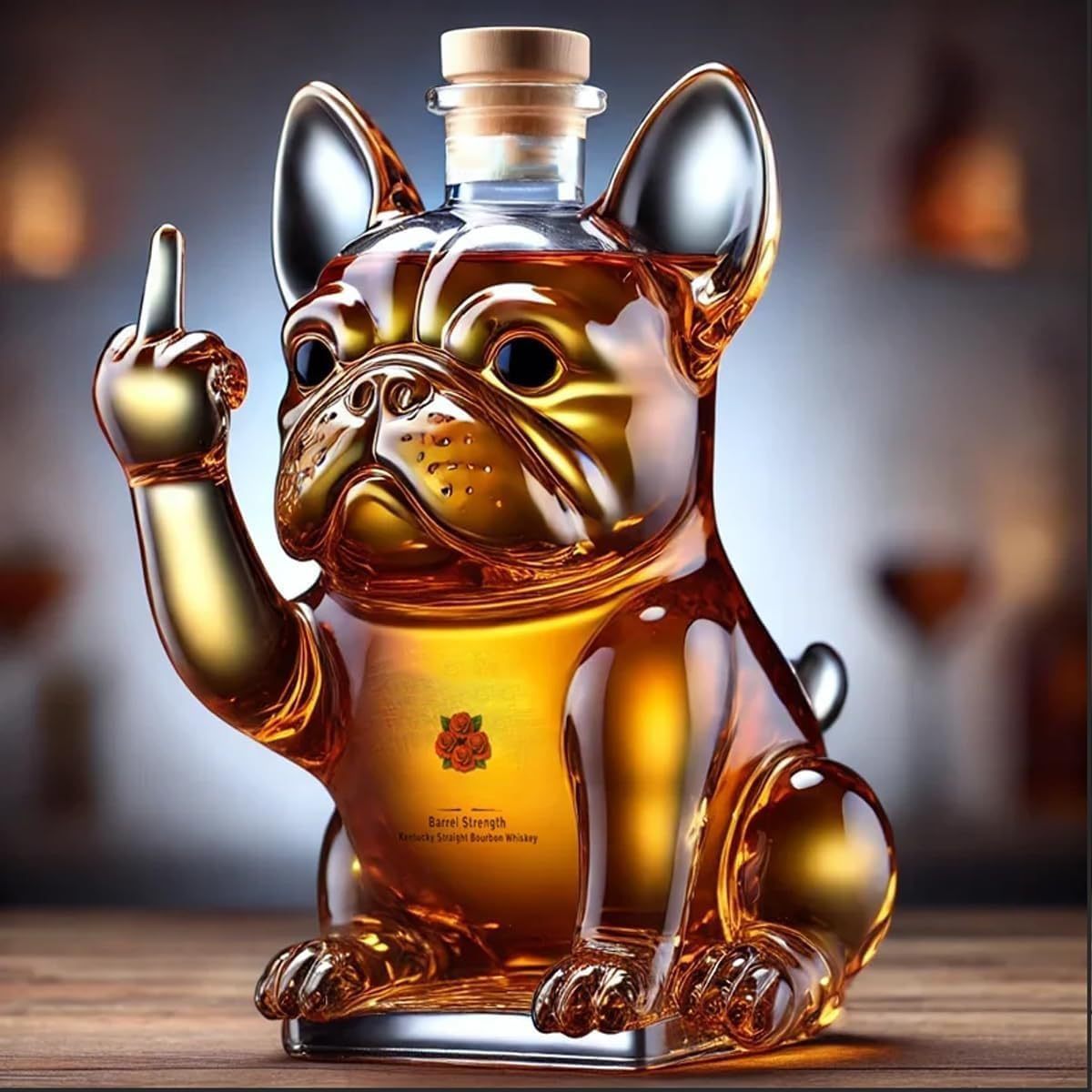🥃Bottiglia di whisky dalla forma creativa