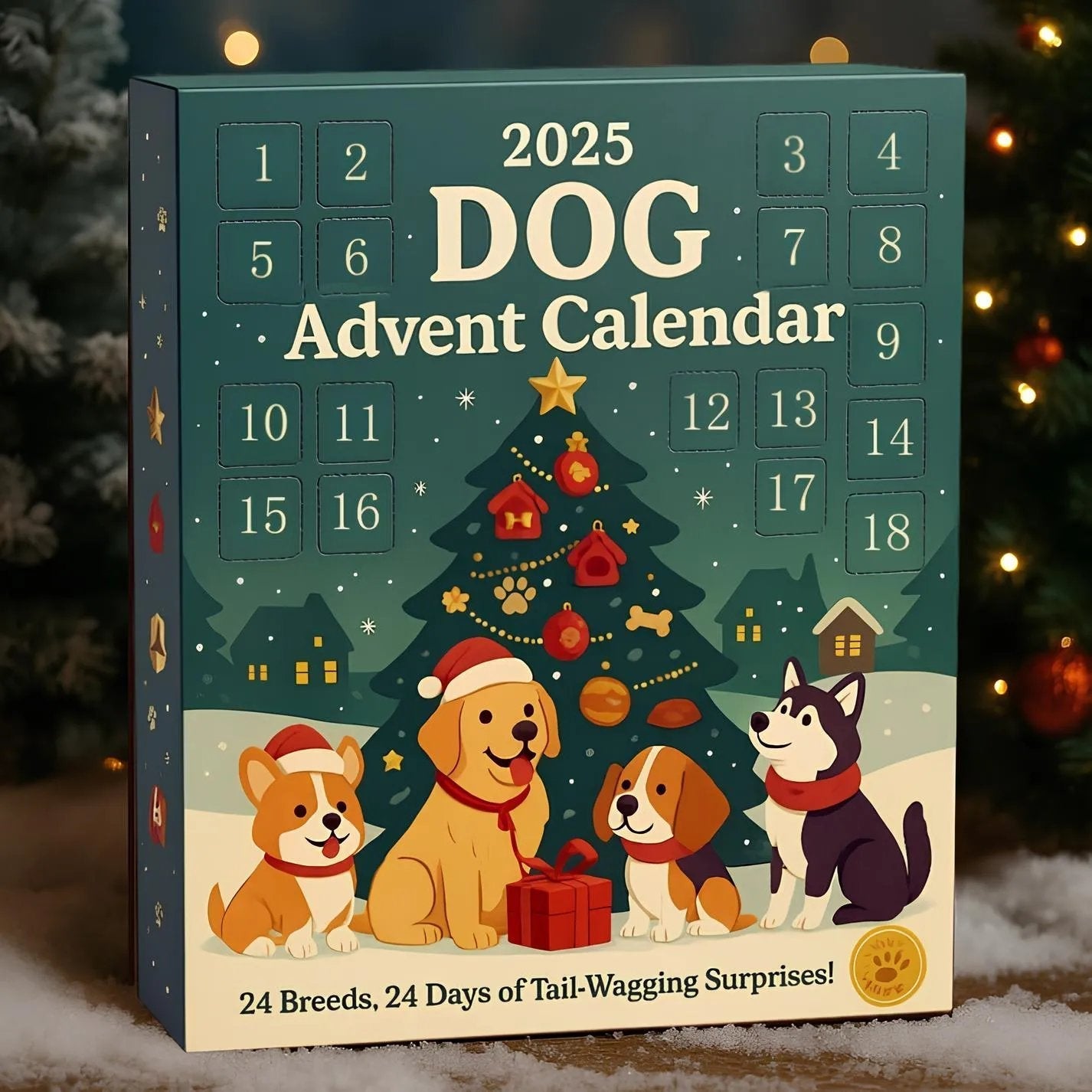 🔥Ultimo giorno 49% DI SCONTO - Calendario dell'Avvento per cani 2025