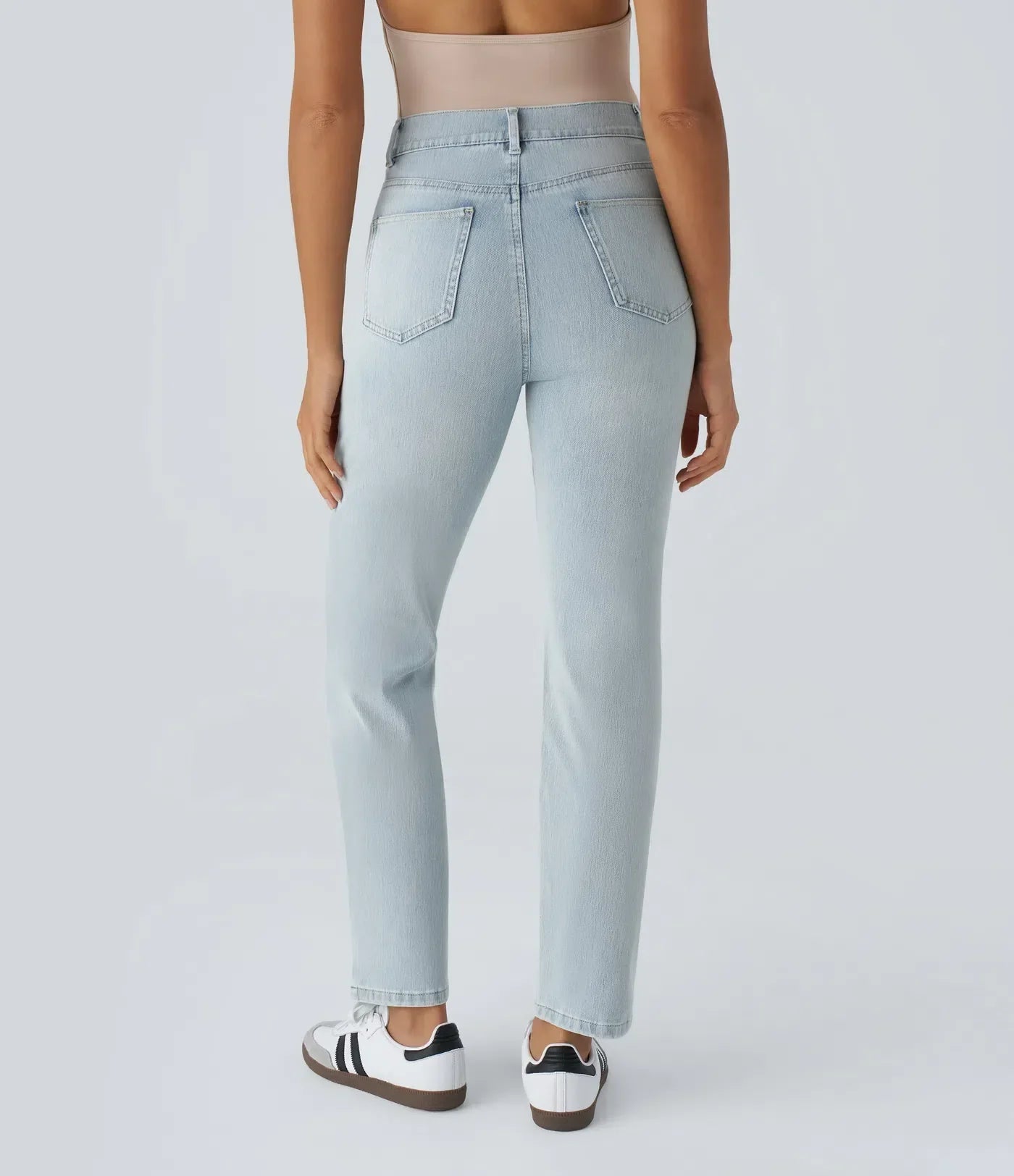 Pantaloni a vita alta elastici e confortevoli
