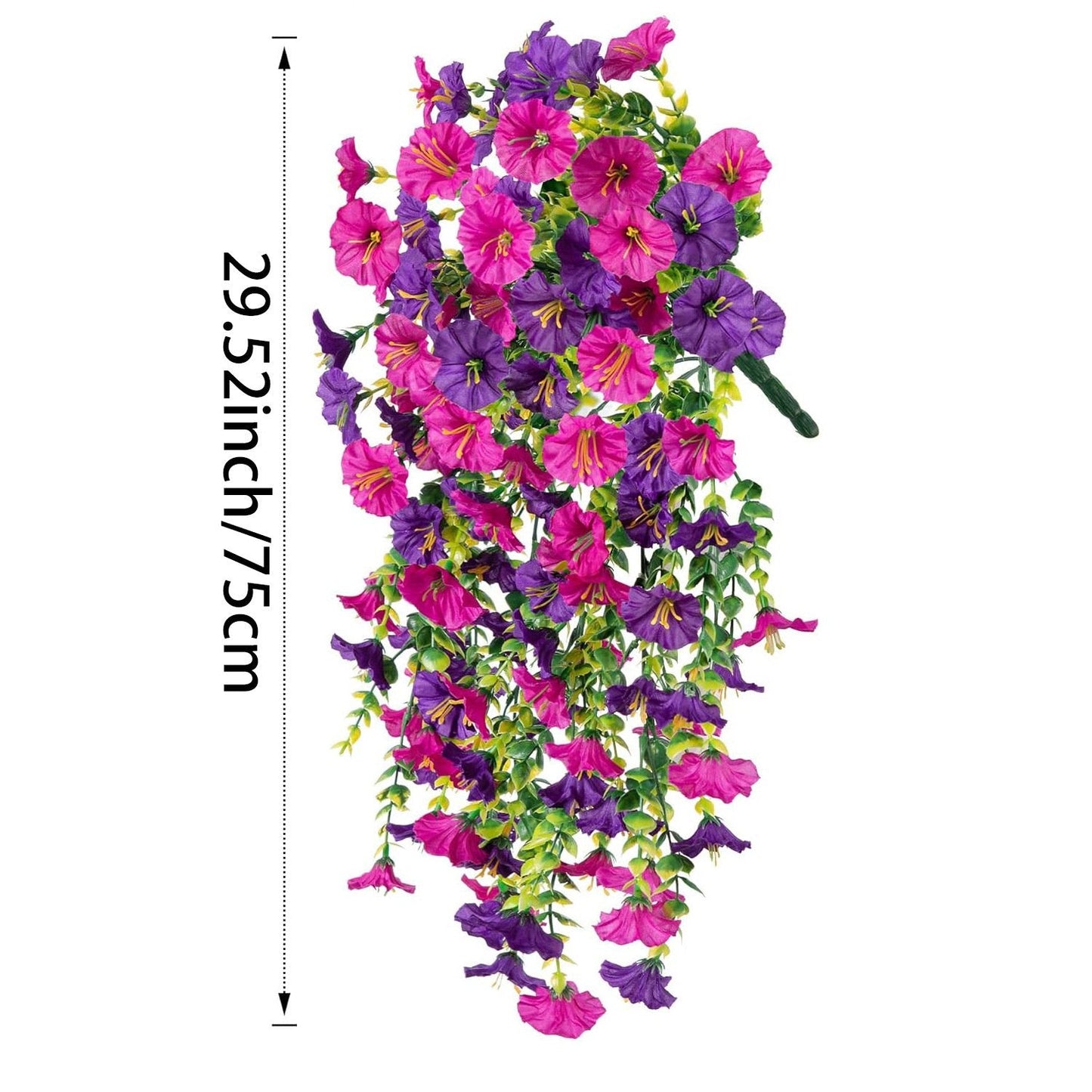 Decorazione perfetta per il giardino- 🌺 Vite di fiori artificiali appesi ornamenti