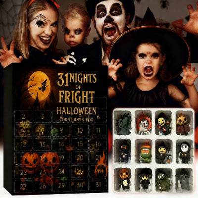 🎃Calendario conto alla rovescia 2025: 31 giorni di divertimento spiritoso per Halloween!